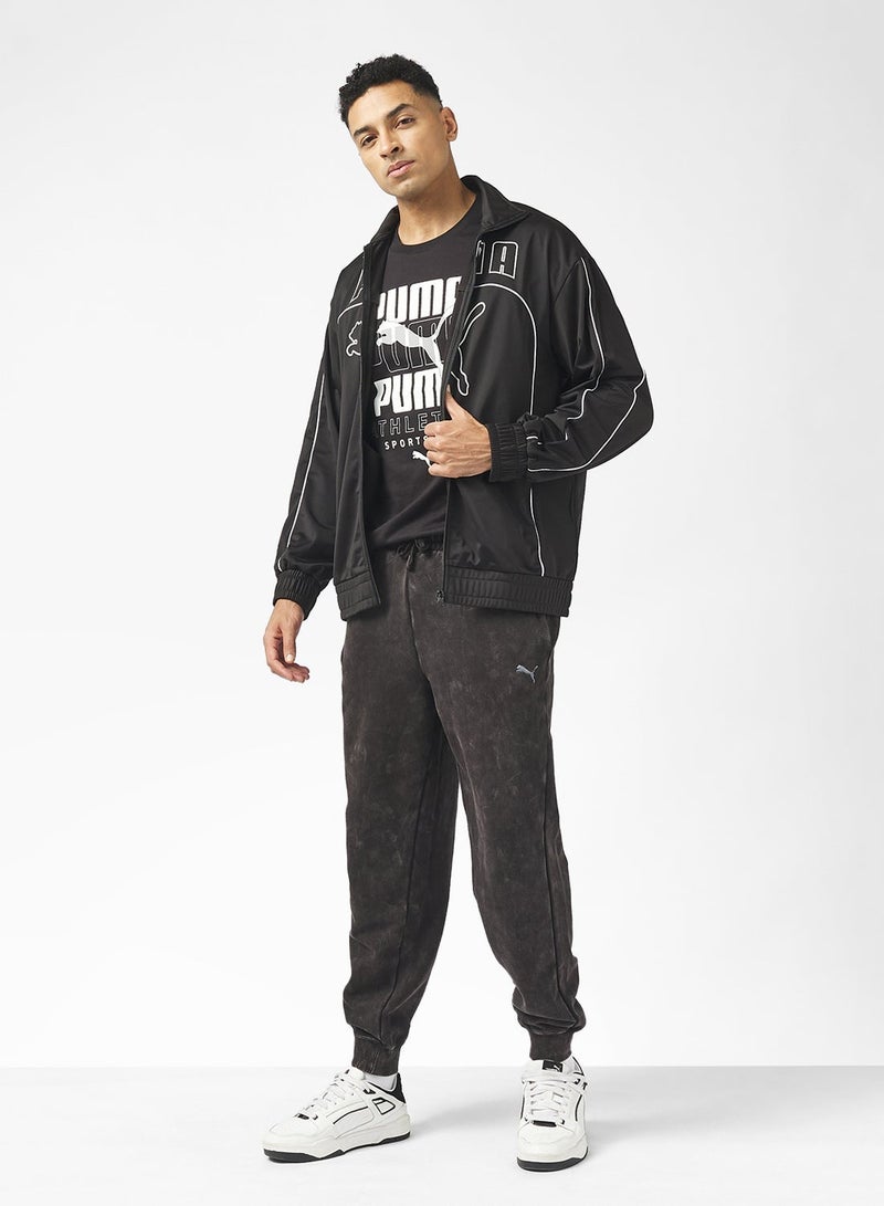 PUMA Men's Graphic Stacked Tee - Image 4